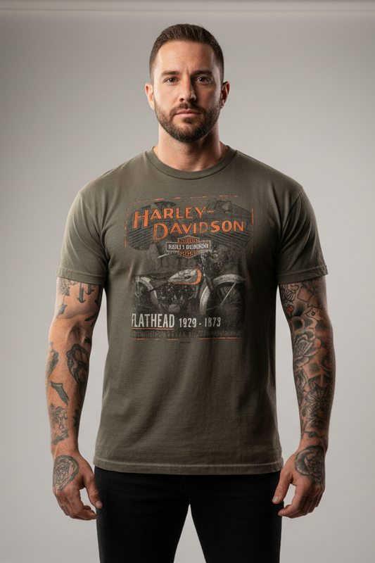 Harley Davidson flathead tshirt svart unisex large