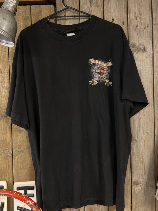 Harley davidsson tshirt svart unisex