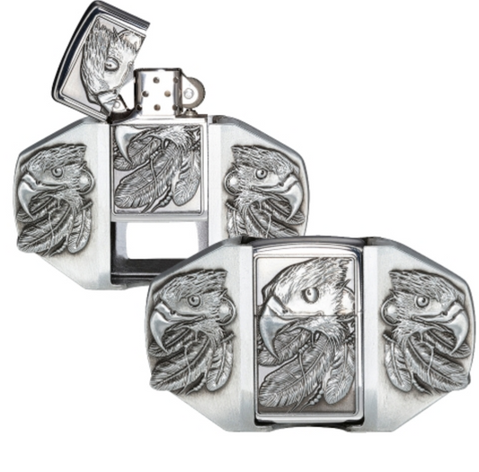 stars & stripes belt buckle med tändare
