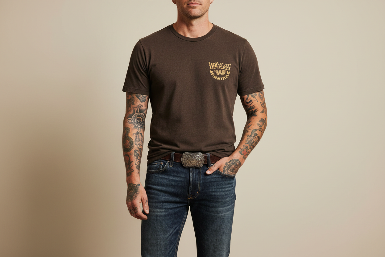 Wrangler cowboy wrangler vs Waylon jennings tshirt limited edition unisex
