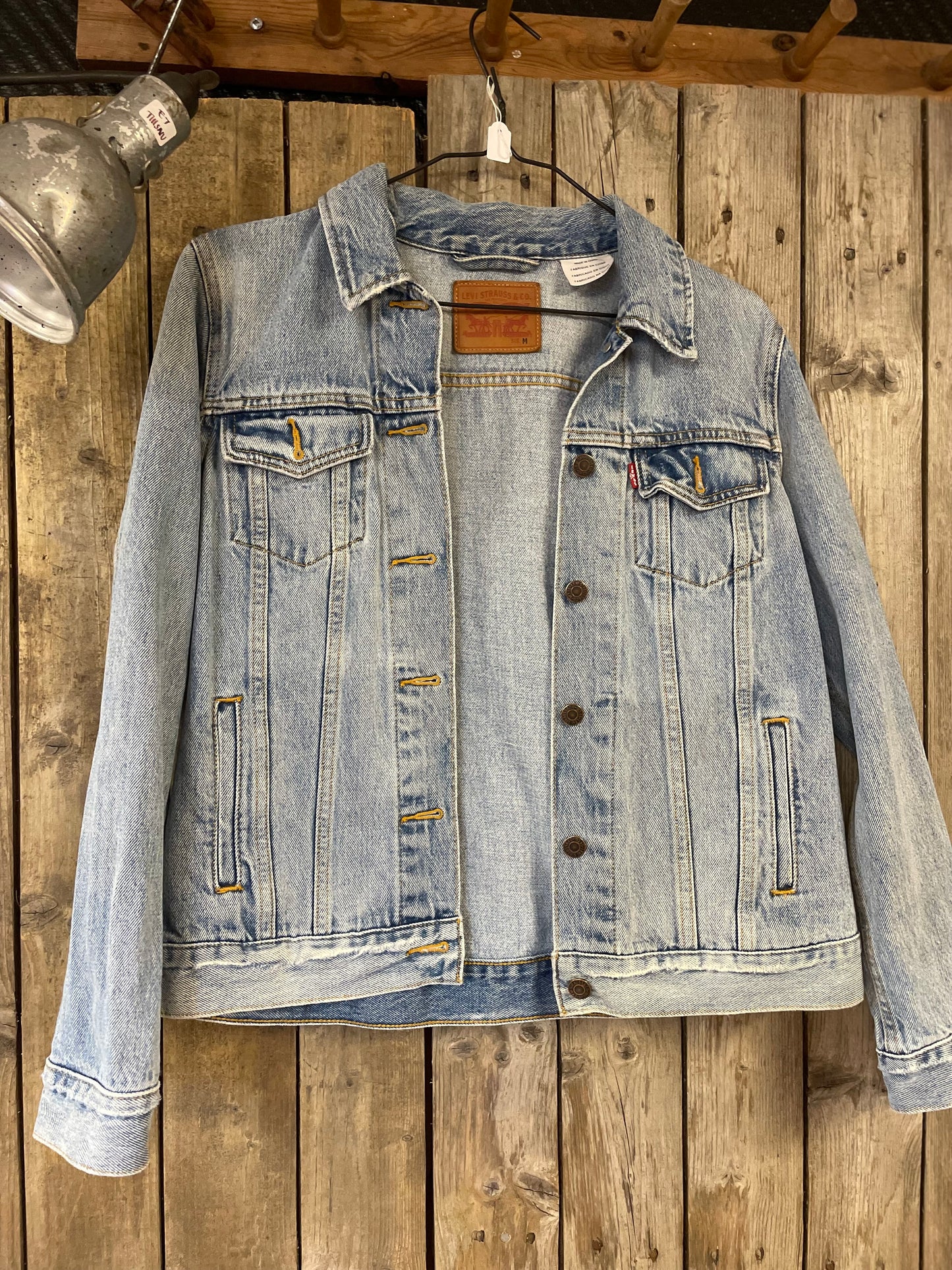 Vintage jeansjacka Levi’s blå medium
