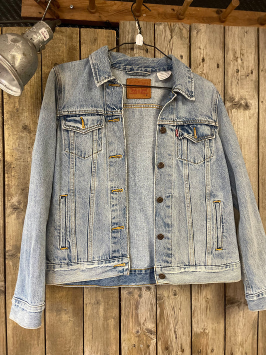 Vintage jeansjacka Levi’s blå medium