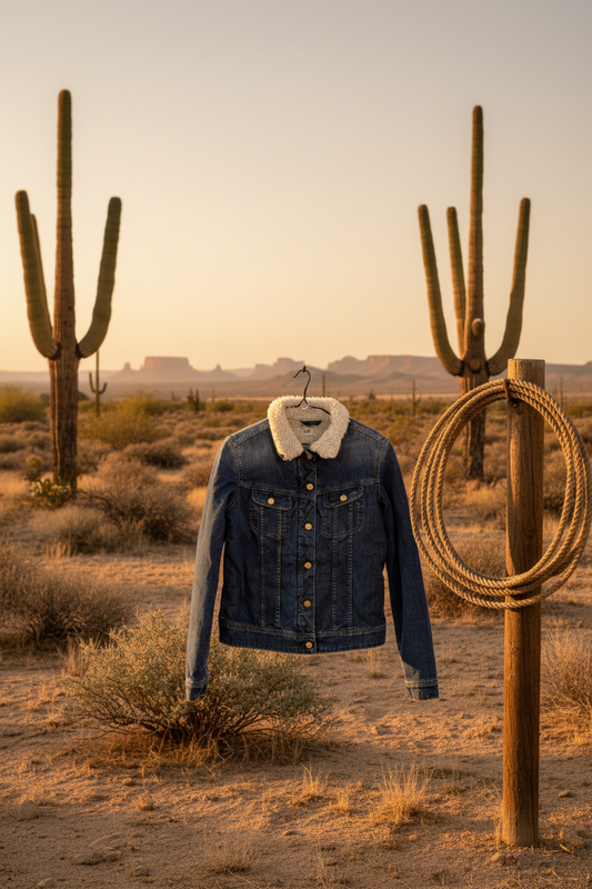 Vintage jeansjacka Lee blå medium