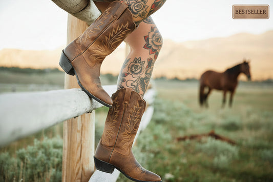 Ariat Heritage R Toe Western dam boots