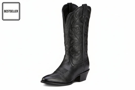Ariat Heritage R Toe Western Boot svart exclusive dam boots