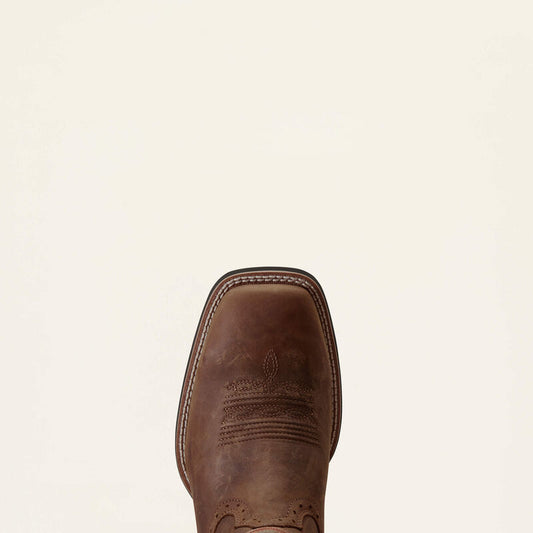 Ariat MNS Western sport wide square toe Cowboy Boot brun HERR