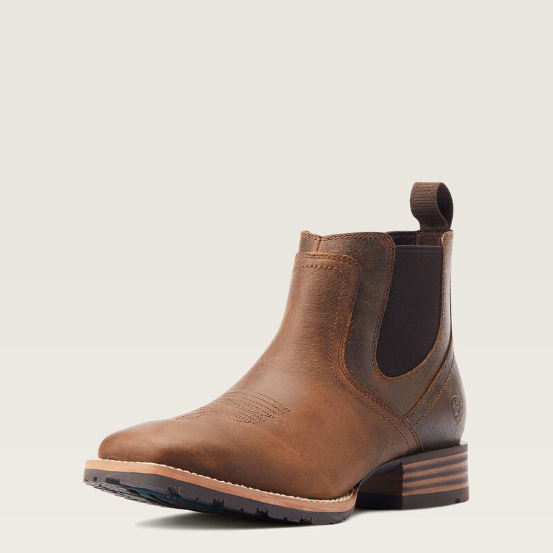 Ariat OLD EARTH MNS Hybrid Low Boy Wide Square Toe Chelsea herr Boot