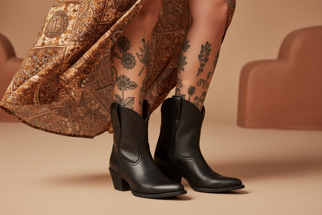 Ariat WMS Maggie J Toe Western Boot dam boots