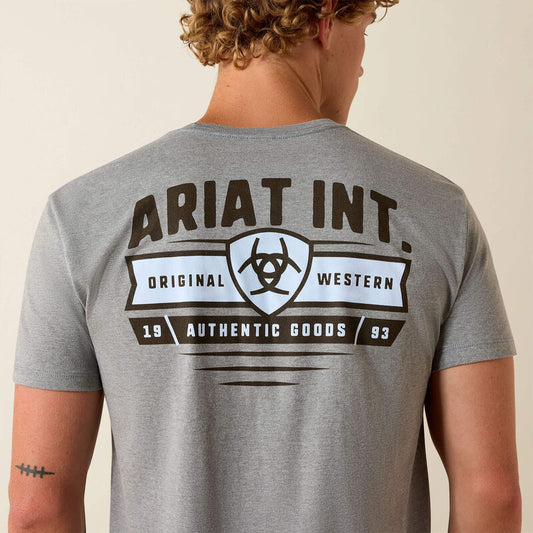 Ariat ICE BERG Banner Badge  ariat Herr  T-Shirt