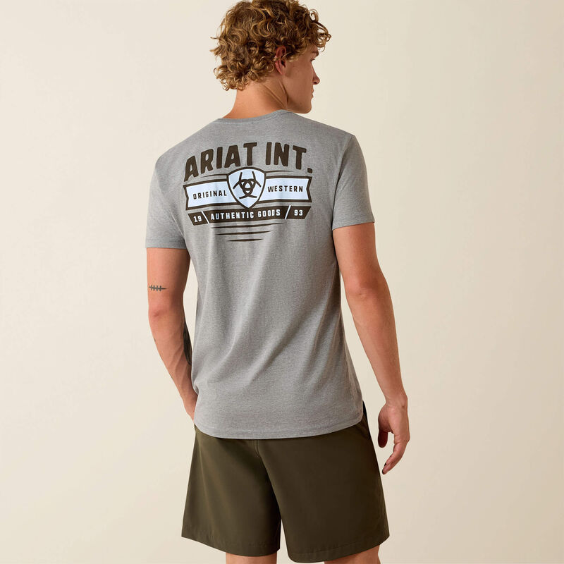 Ariat ICE BERG Banner Badge  ariat Herr  T-Shirt