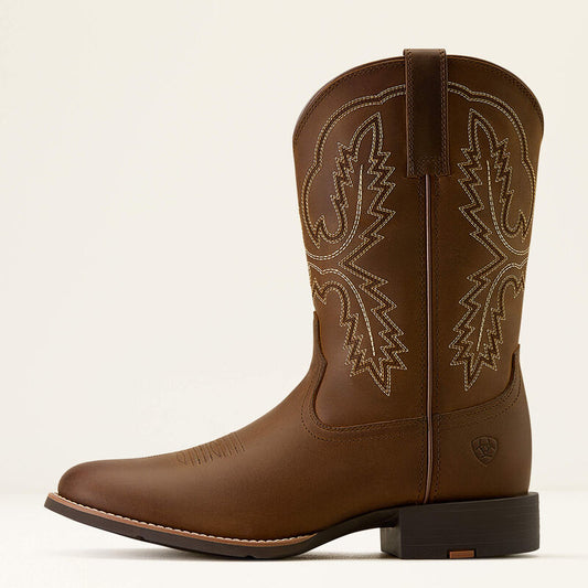 Ariat MNS Western sport stratten  w toe Cowboy Boot  brun HERR