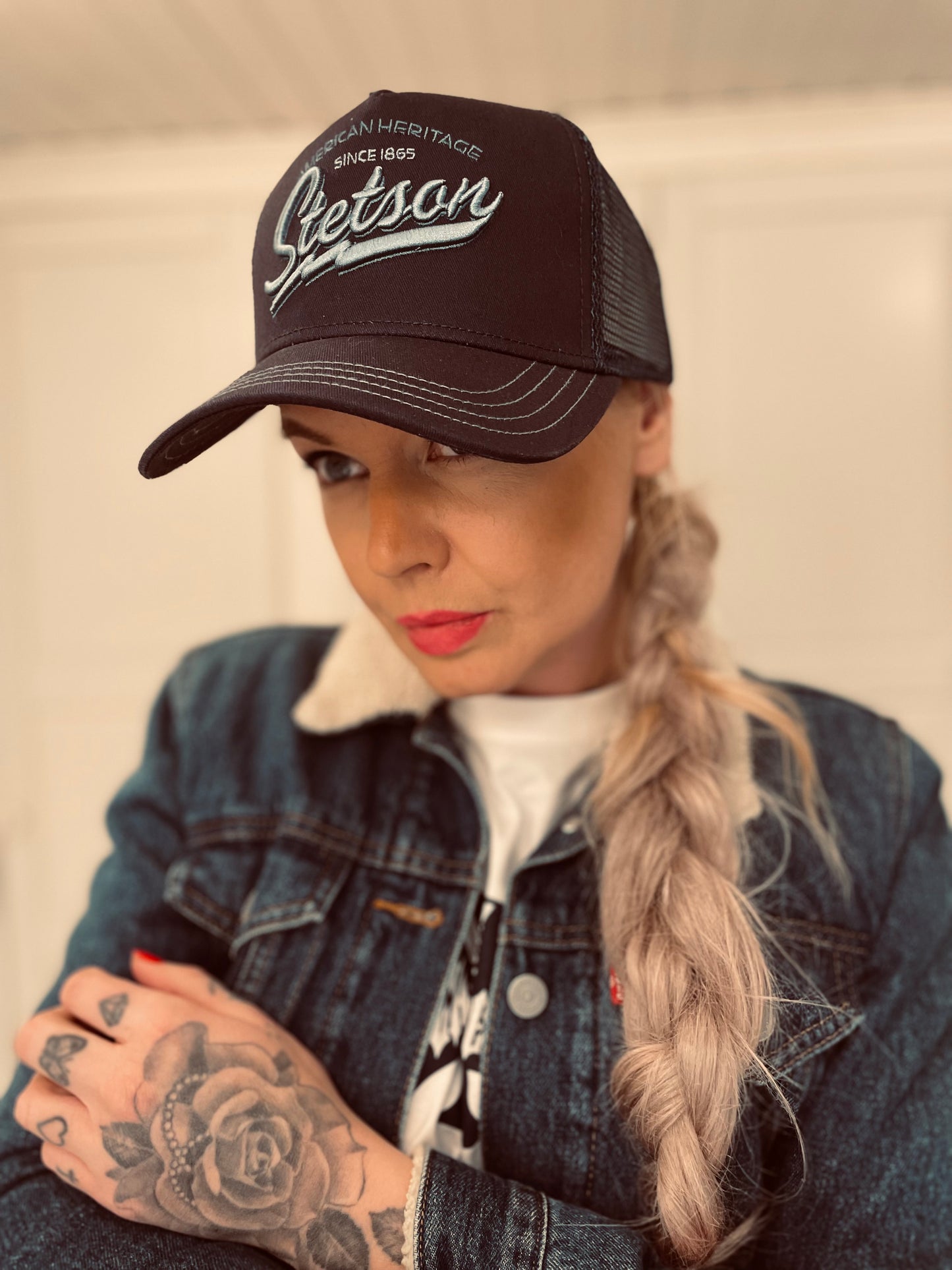 Vintage jeansjacka Levi’s blå medium