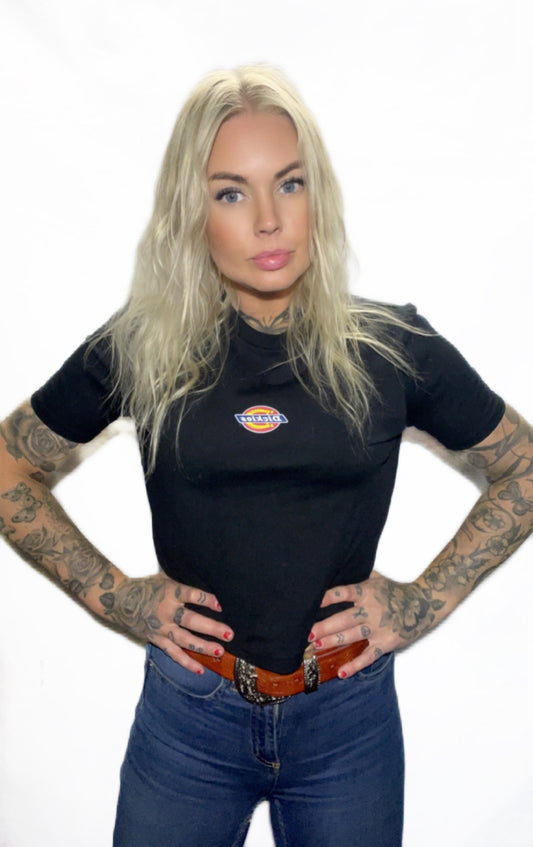 Dickies bas Tshirt mapley valley svart dam