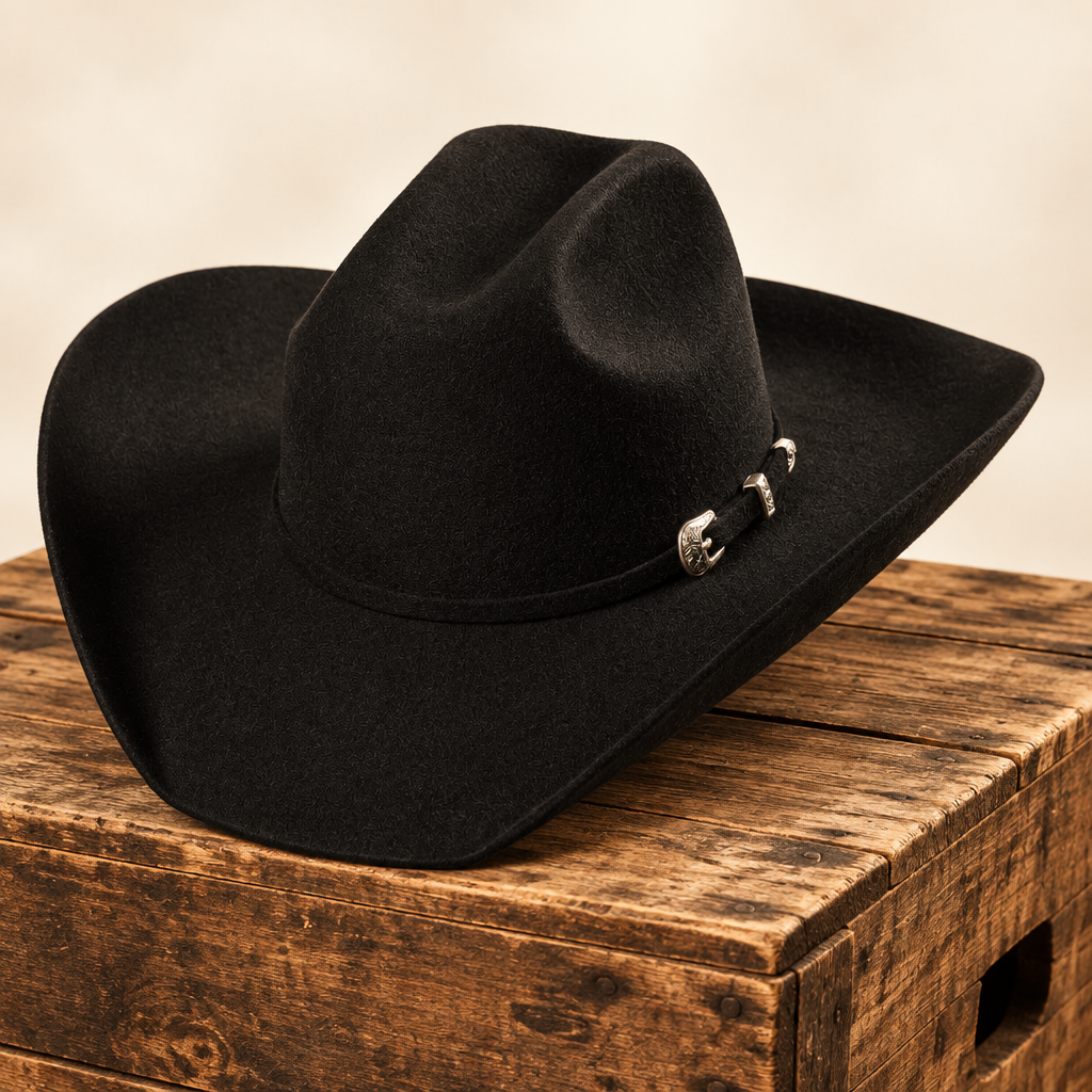 stars & stripes Filt hatt -Wyoming svart