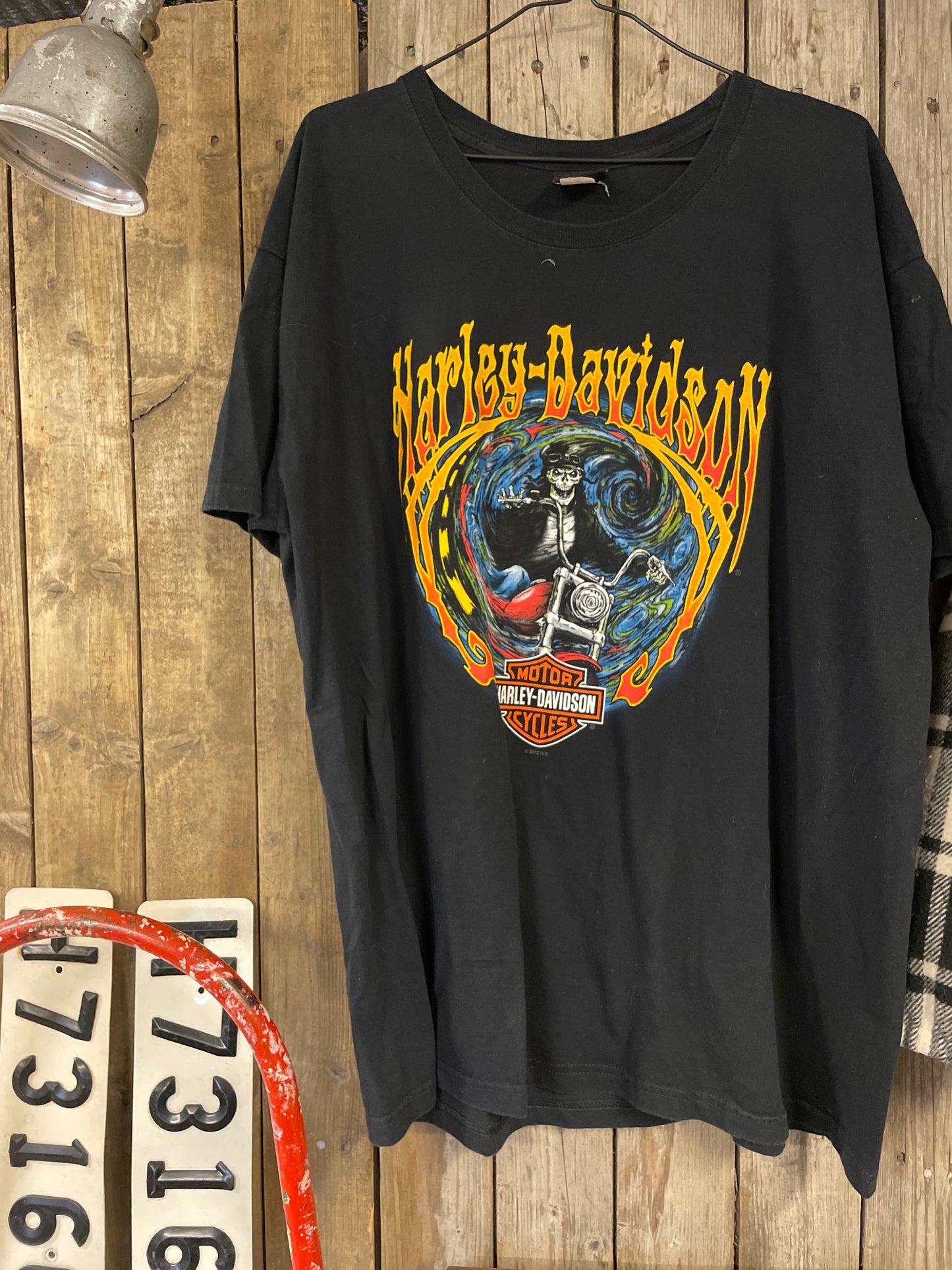 Harley davidsson tshirt svart  unisex