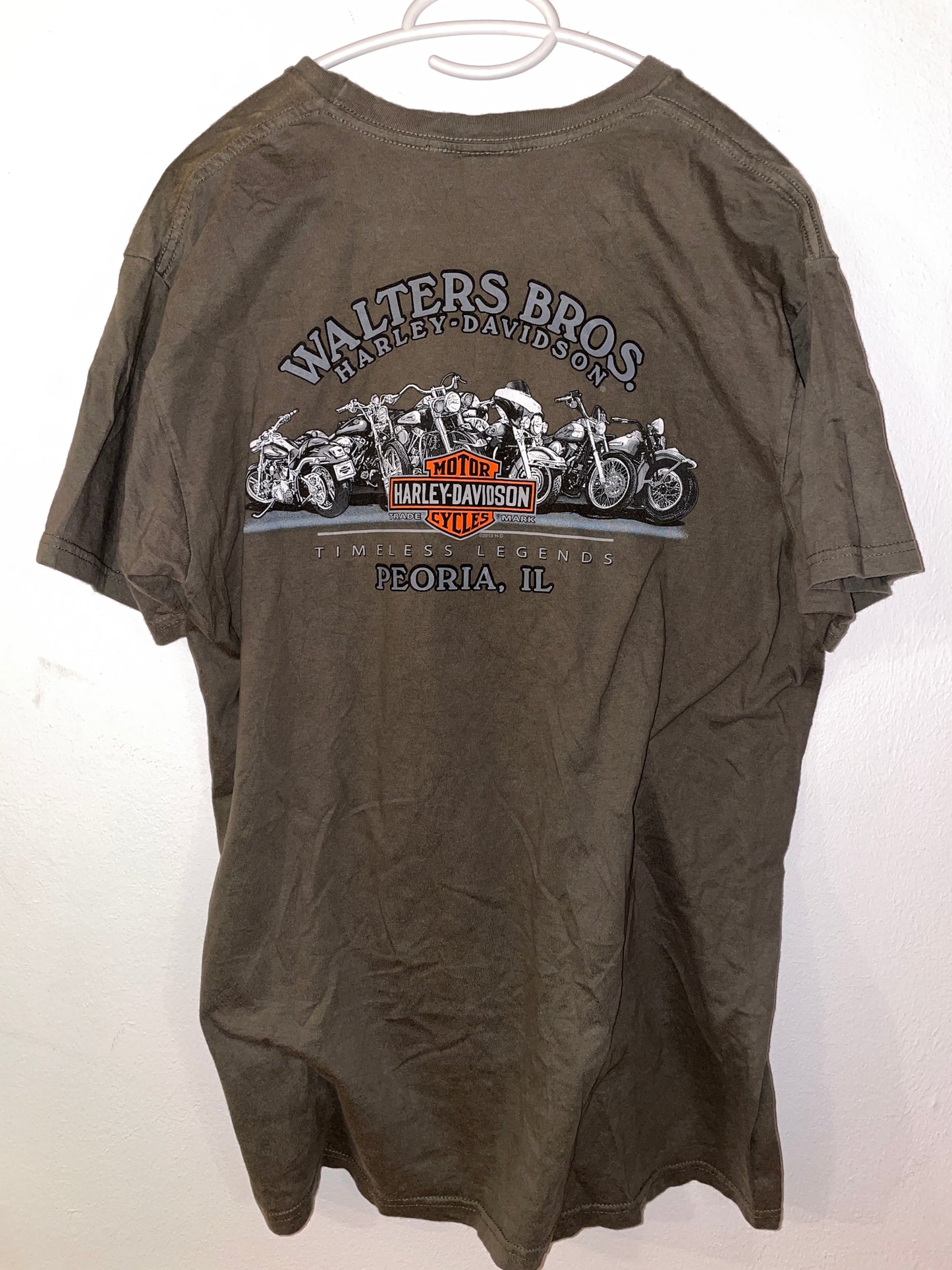 Harley Davidson  flathead tshirt svart unisex large