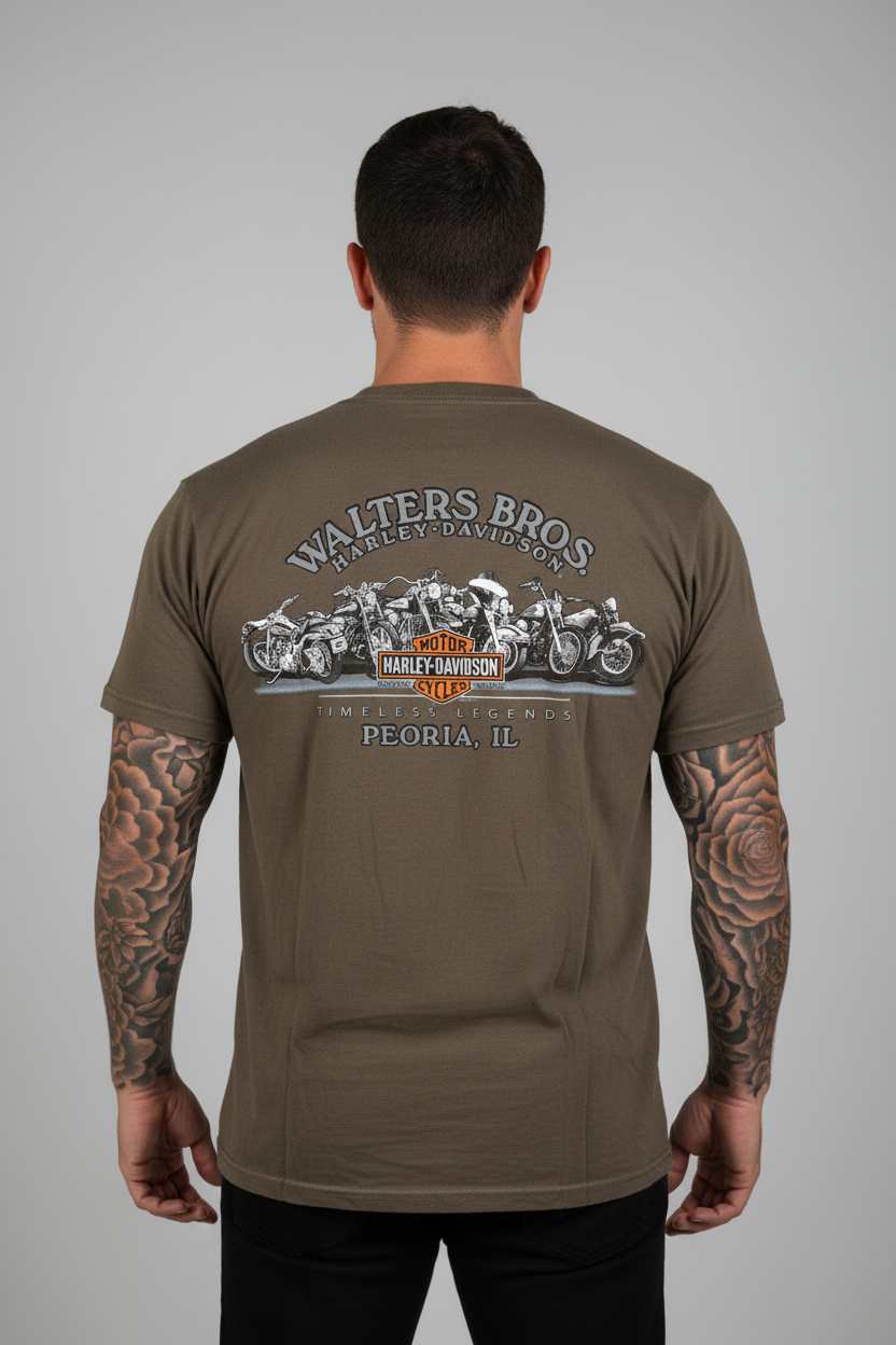 Harley Davidson  flathead tshirt svart unisex large