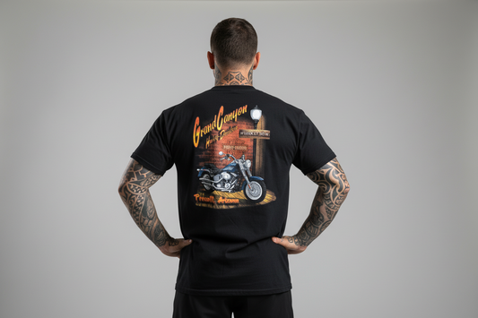 Harley Davidson motorcykel tshirt svart xl unisex