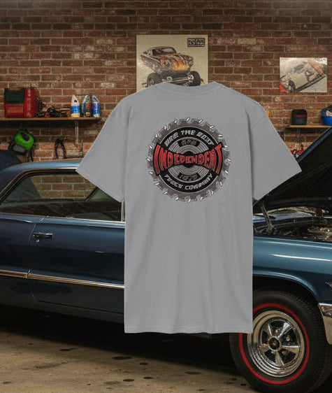 Independent Tshirt grå cement unisex