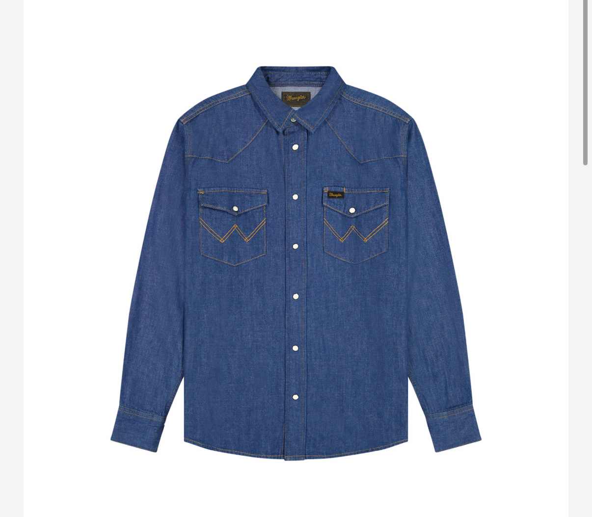 Wrangler skjorta western river rock Caroline creek
