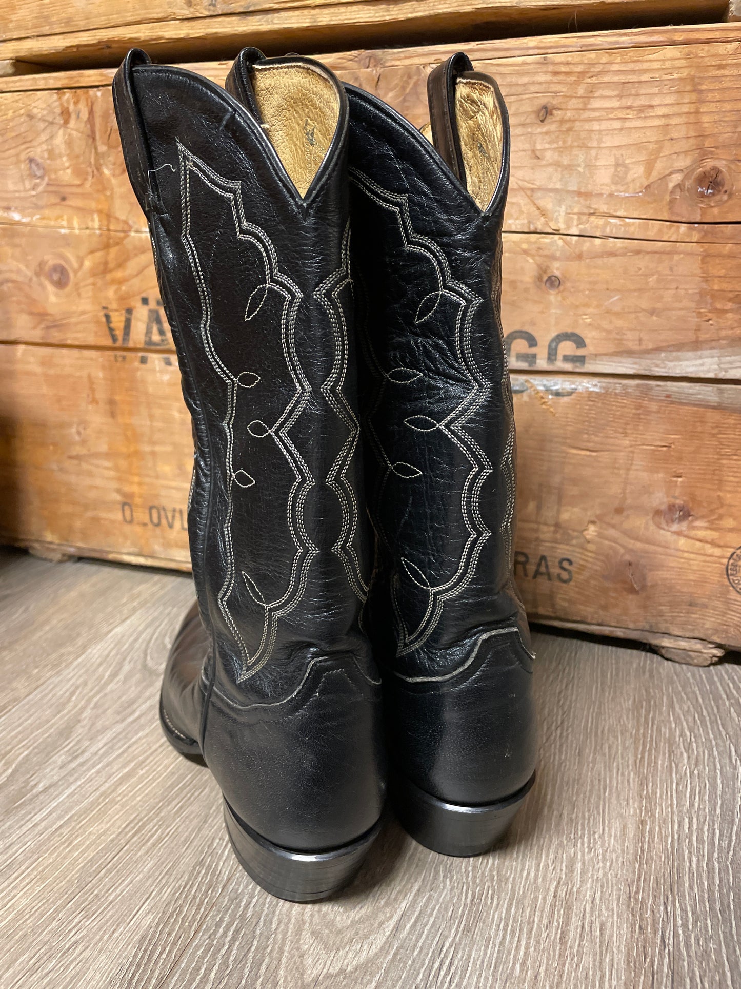 Vintage boots svarta Tony lama  western boots 38