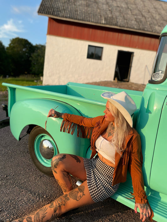 Rebell fransjacka Brown duck