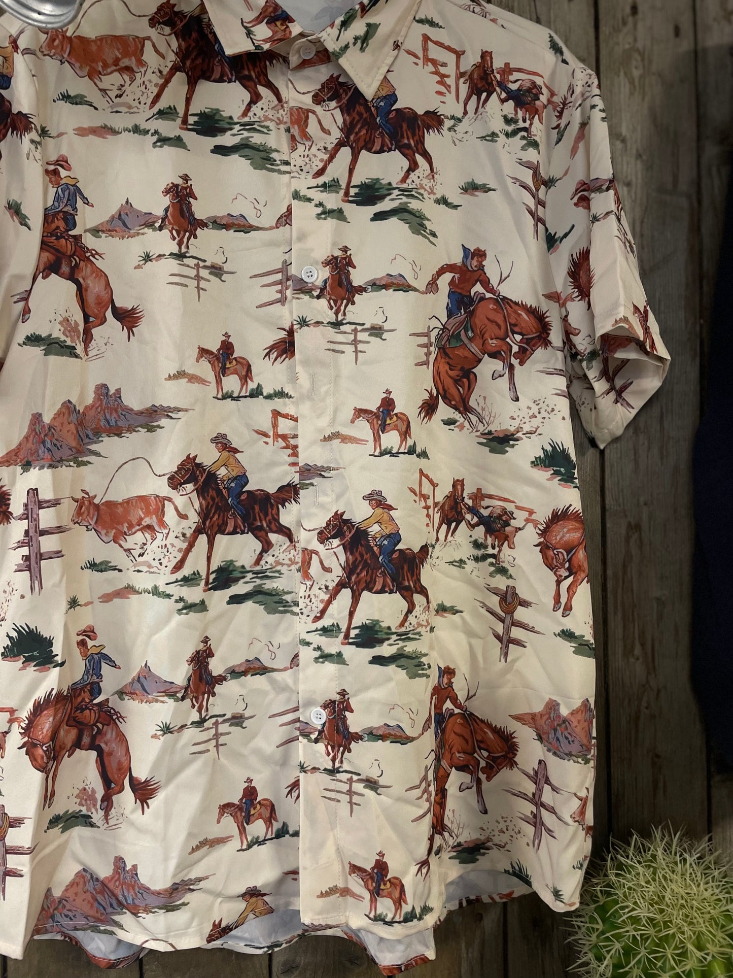 rebell hawaii skjorta westerncowboy unisex