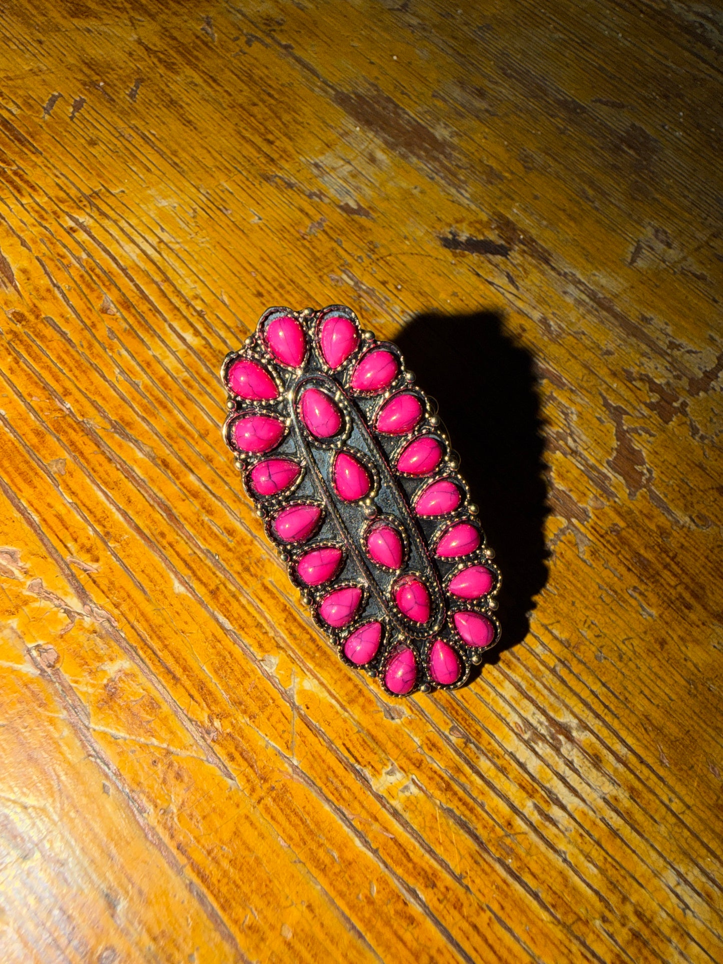 Texas jewelry rosa  stor ring stretch
