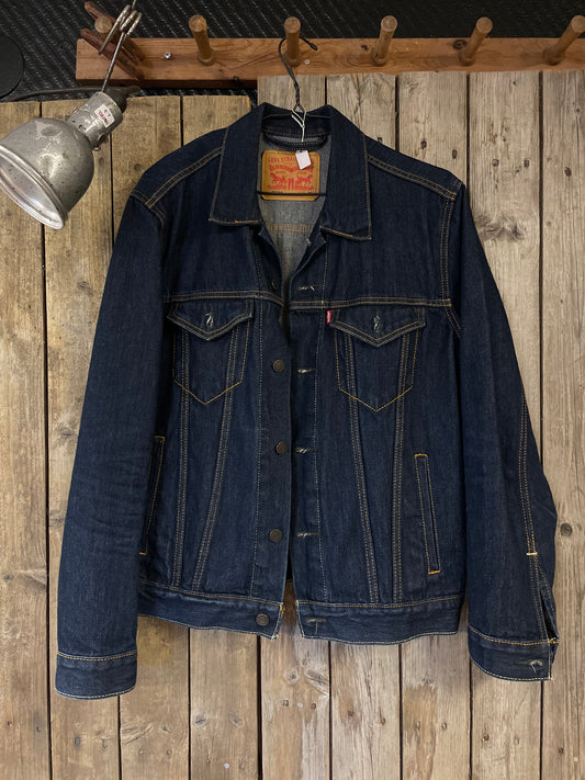 Vintage jeansjacka Levi’s blå medium