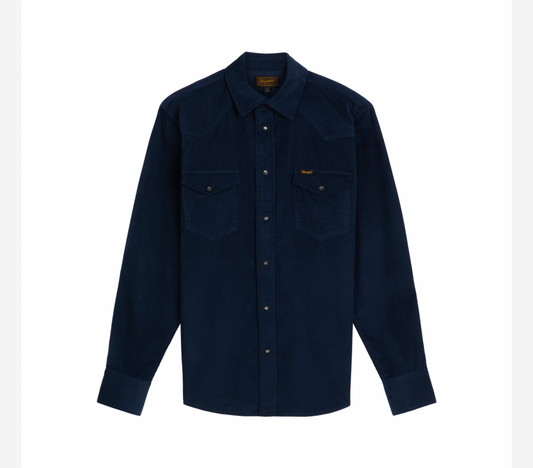 Wrangler skjorta manchestern western shirt blå