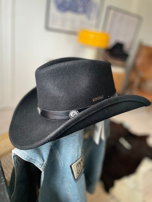 Stetson hatt woolfelt svart