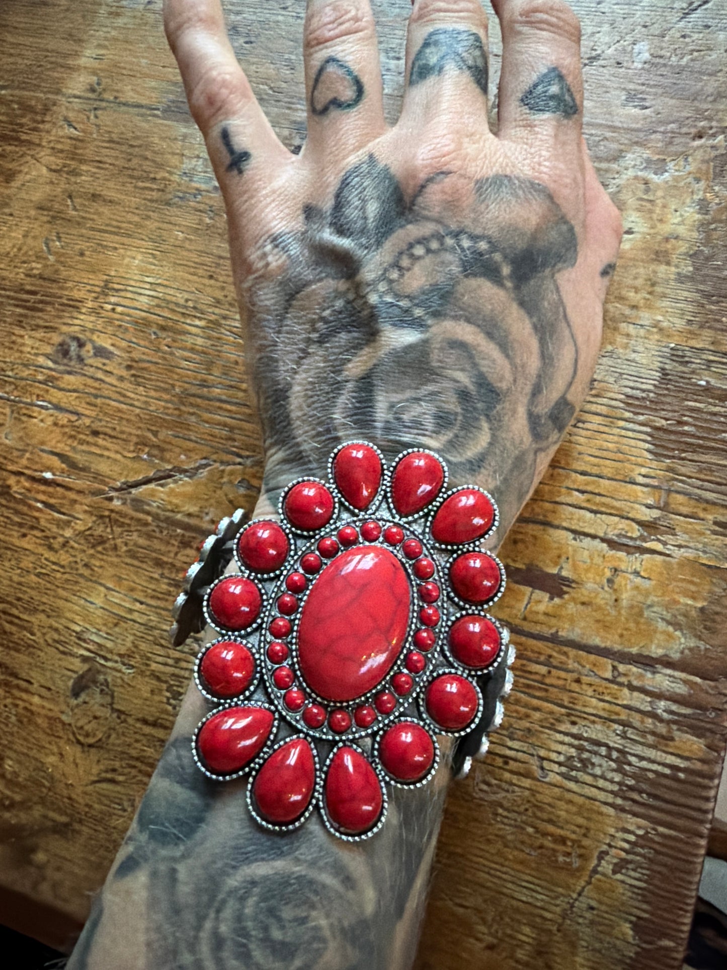 Texas jewelry armband röda