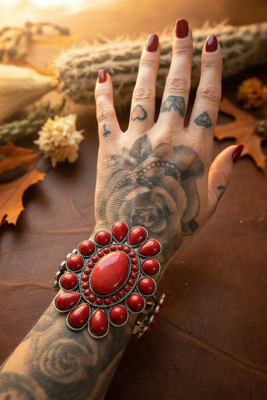 Texas jewelry armband röda
