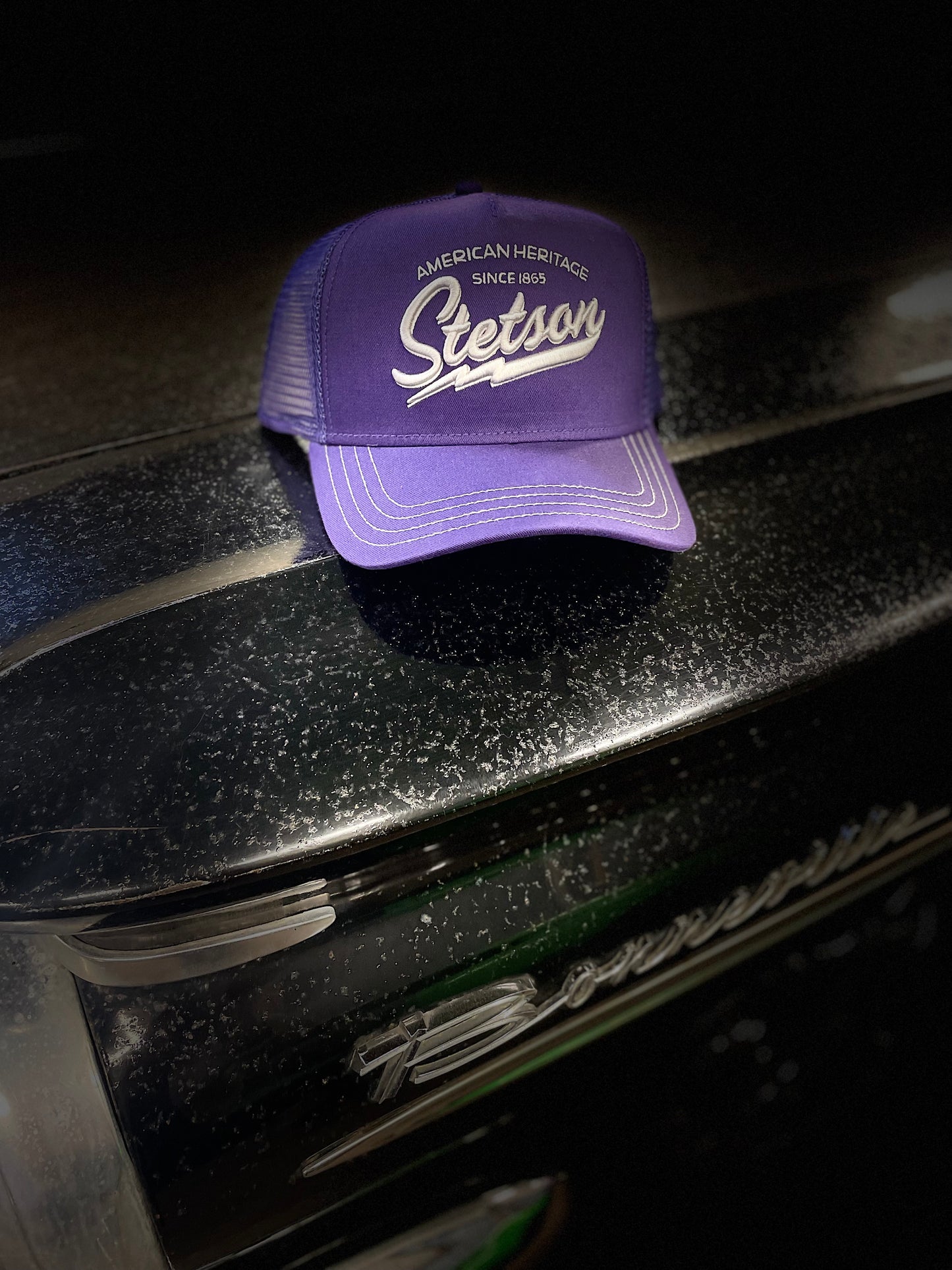 Stetson  Trucker mörk lila