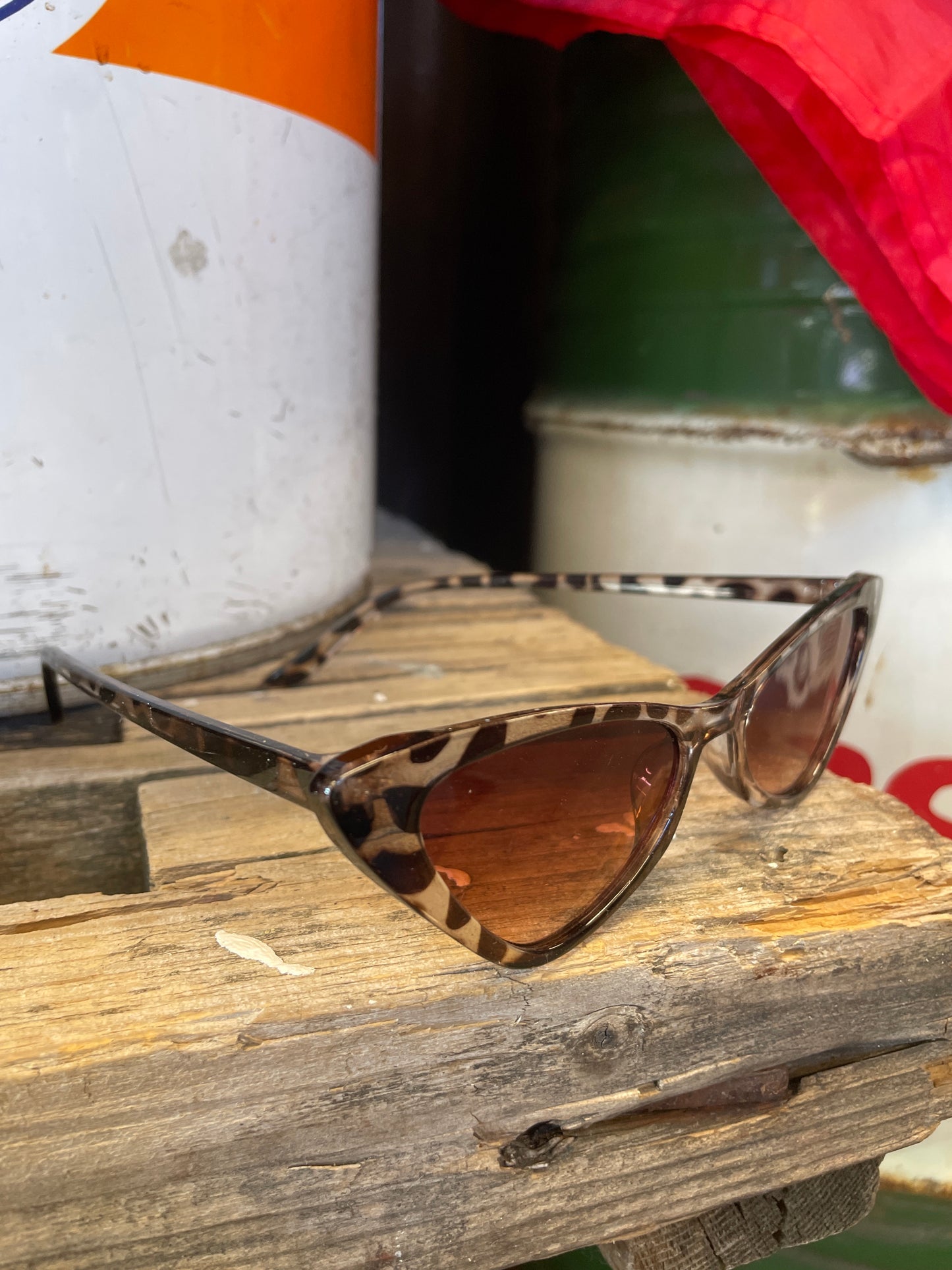 Rebell solglasögon leopard Kitty dreams