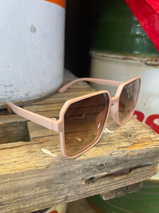 Rebell solglasögon retro pink bby