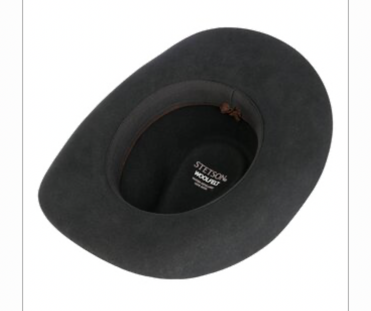 Stetson hatt woolfelt svart westernhatt svart