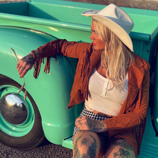 Rebell fransjacka Brown duck