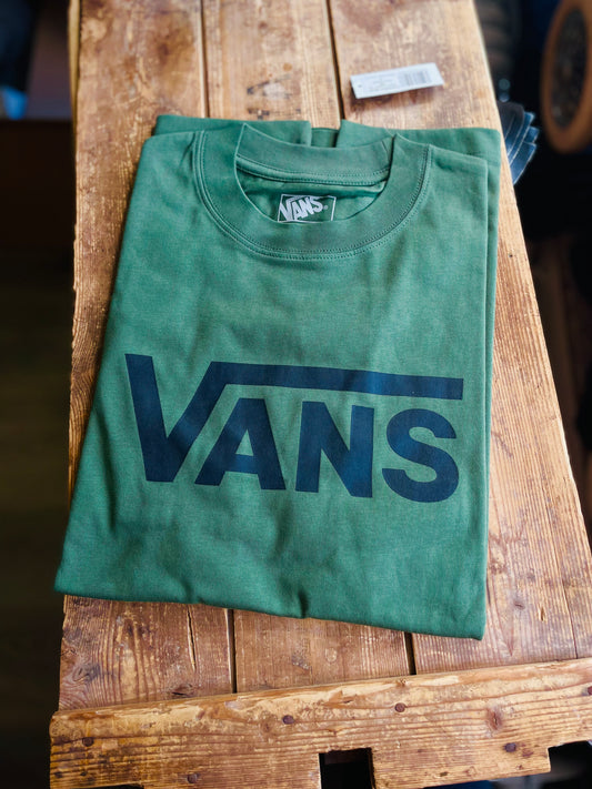 Vans Tshirt grön svart bas unisex