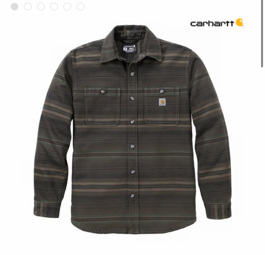 Carhartt  flanellskjorta Carhartt Everett Loose LS Plaid shirt peat