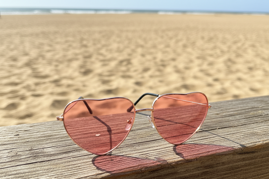 Rebell solglasögon pinkhearty