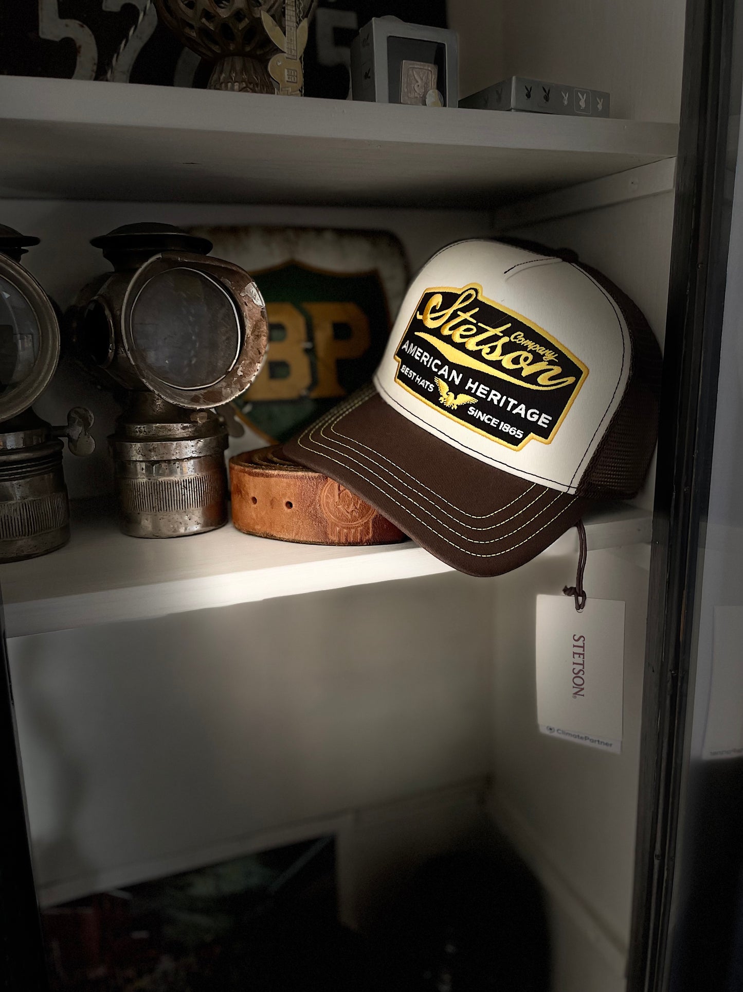 Stetson Trucker Keps American Heritage brown