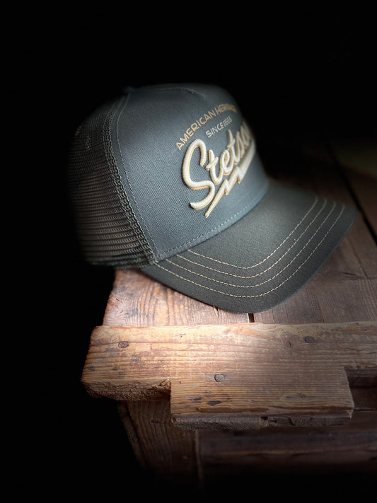 Stetson American Heritage Classic Cap olive grön