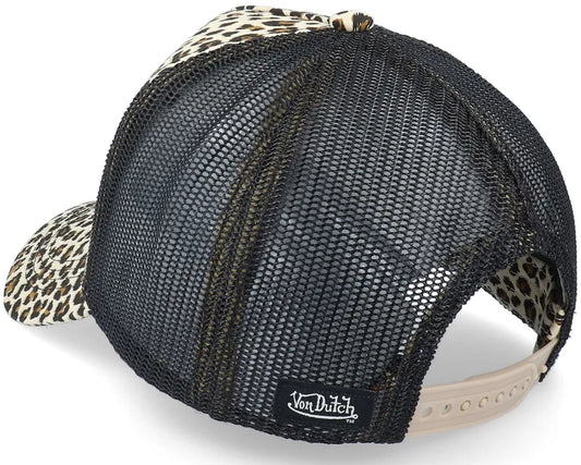 von dutch logo cap Leopard