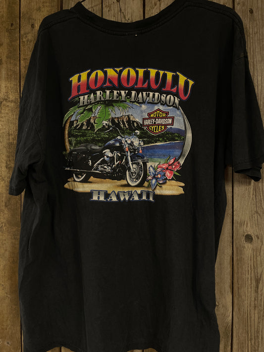 Harley davidsson tshirt svart unisex