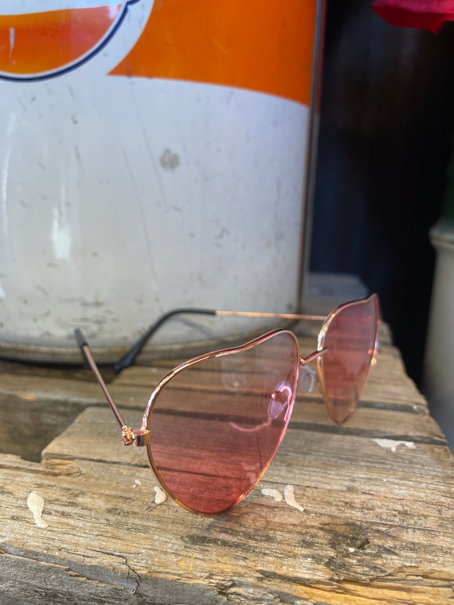 Rebell solglasögon pinkhearty