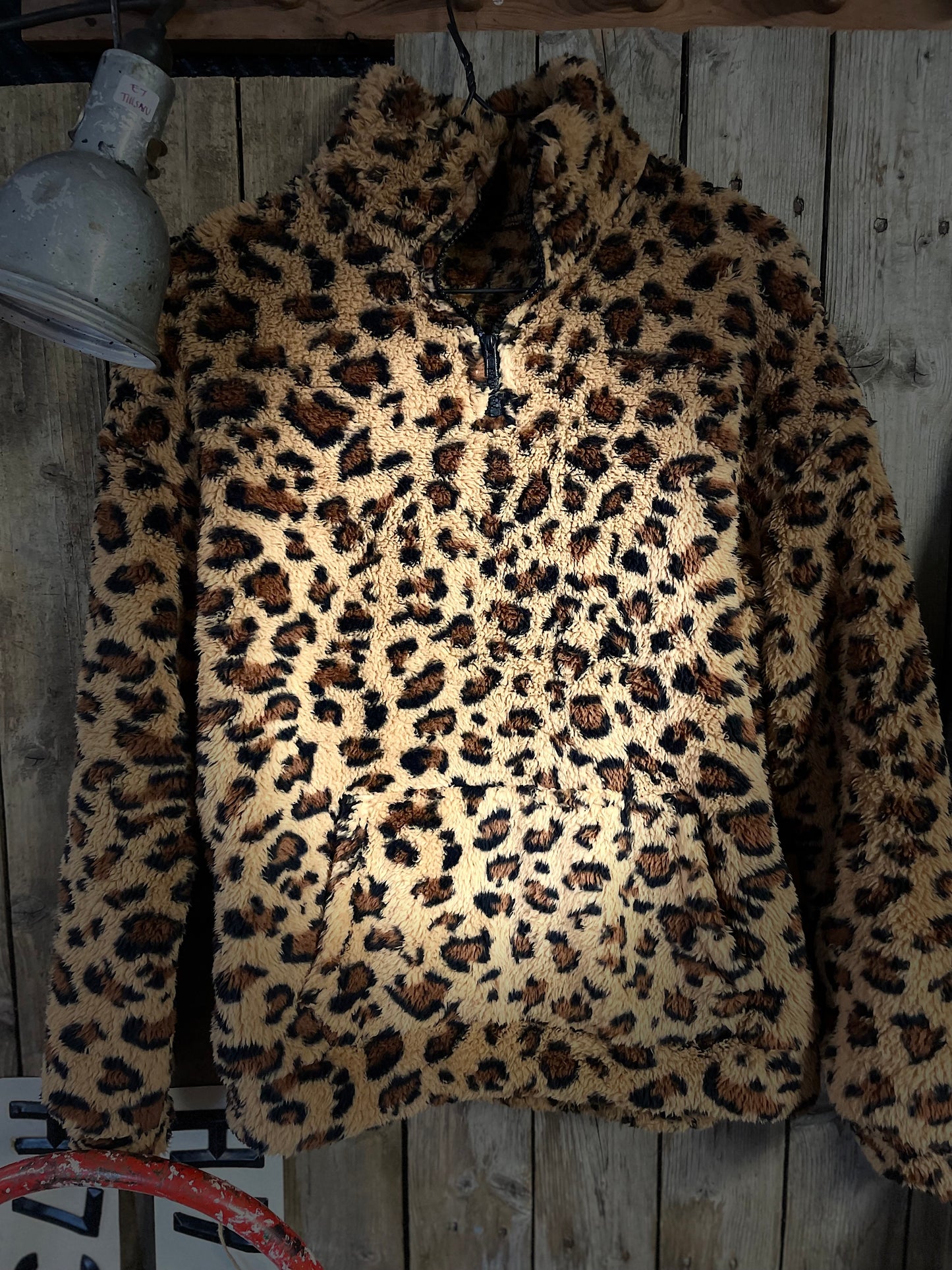 rebell Teddy fleece leopard
