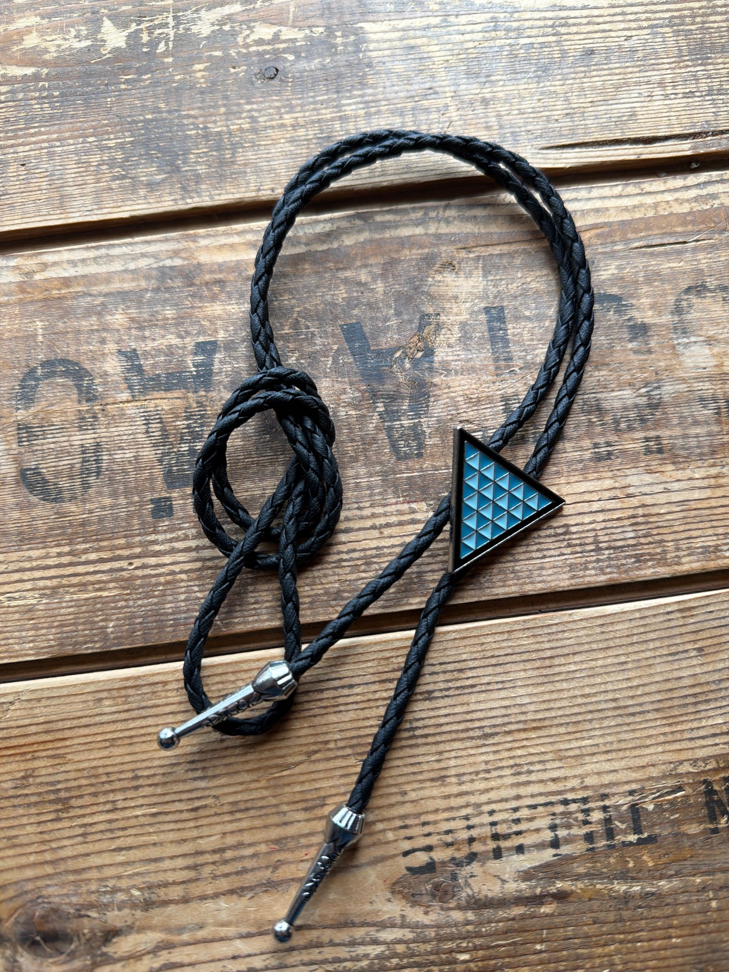 Texas jewelry triangel      bolo tie