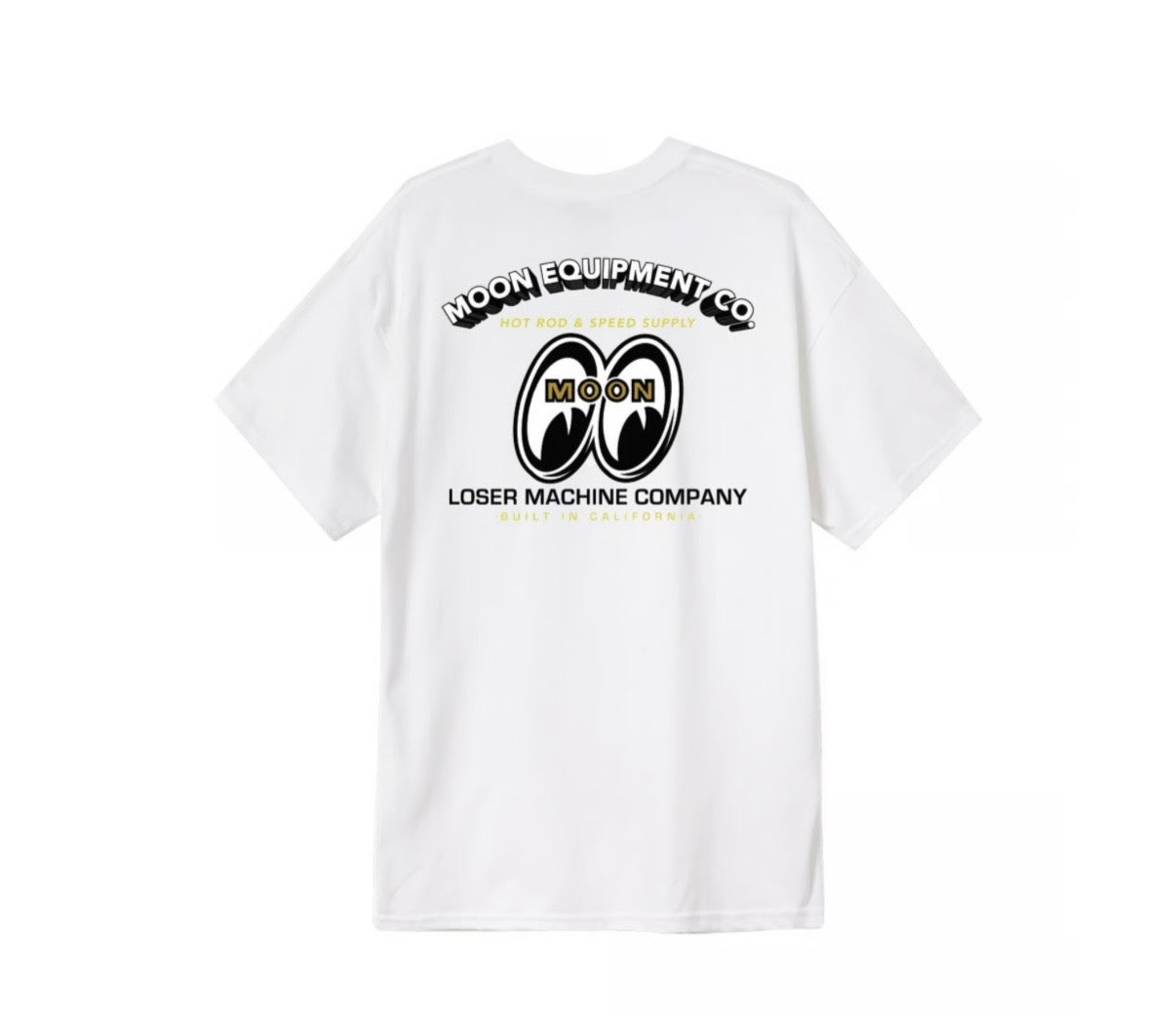 Loser Machine front page vit  t-shirt mooneyes