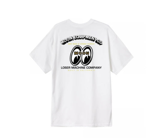Loser Machine front page vit t-shirt mooneyes